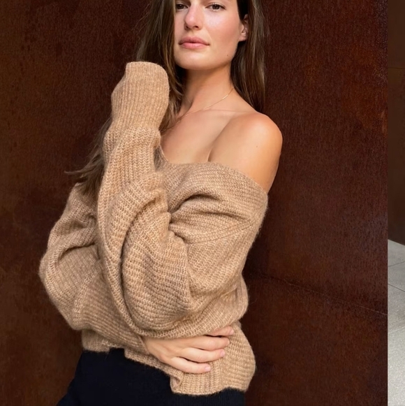 Aritzia The group of Babaton Tessin Oversized cropped knit sweater - Picture 3 of 8